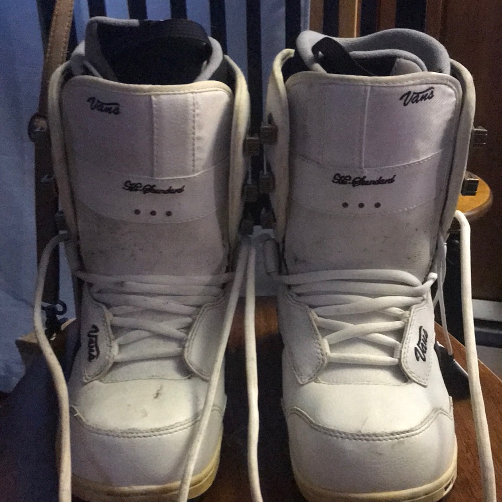 Vans White Winter Boots